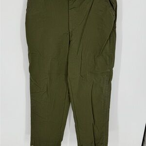 VTG Duxbak Hunting Montana Cloth Pants Men’s Size 38x30 Army Green Canvas H7